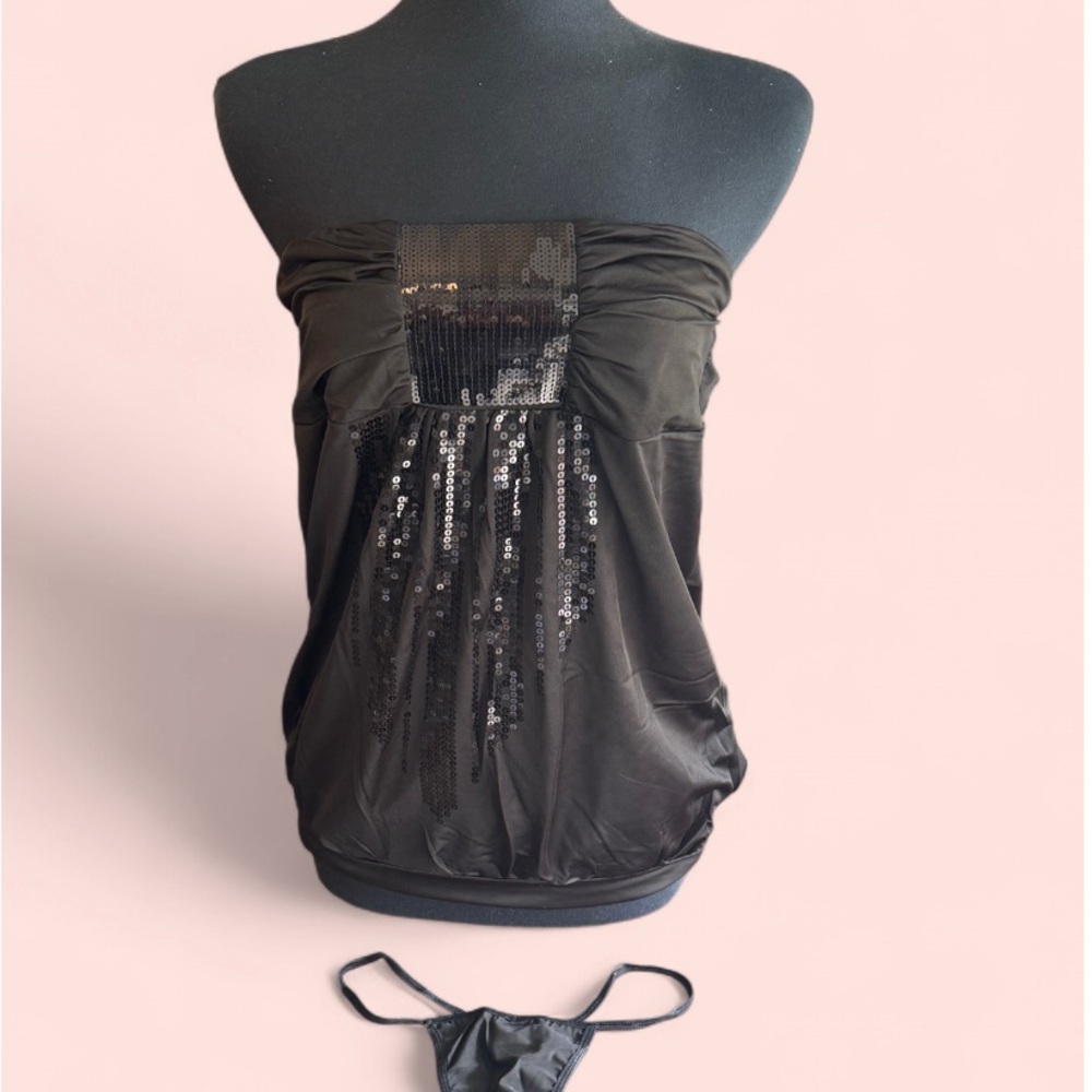 Shirley of Hollywood Black Sequin Dress
